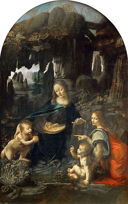 La Vierge aux rochers, , Léonard de Vinci