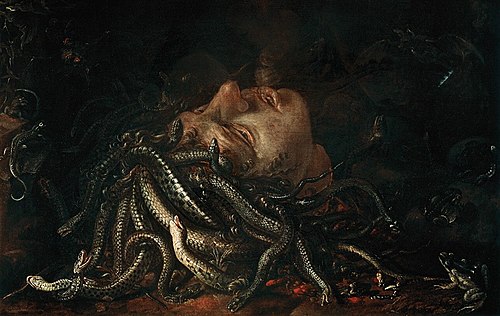 Méduse, 1597, Léonard de Vinci