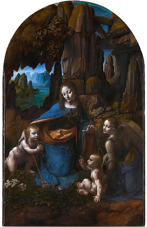 La Vierge aux rochers, 1494, Léonard de Vinci