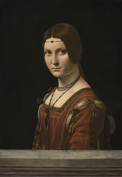 La Belle Ferronnière, 1495, Léonard de Vinci