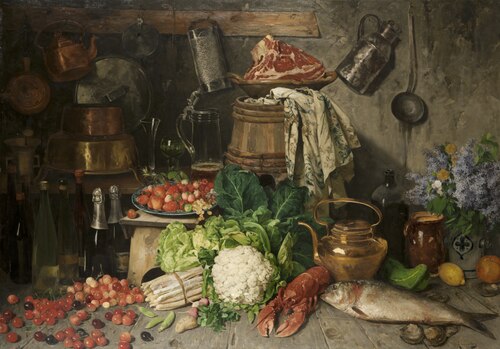 Still Life, 1875, August Jernberg