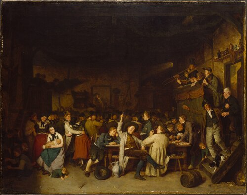 Westphalian Peasants' Revels, , August Jernberg