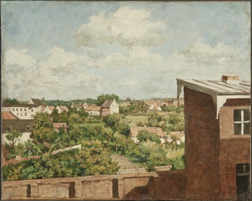 View from Düsseldorf, 1865, August Jernberg
