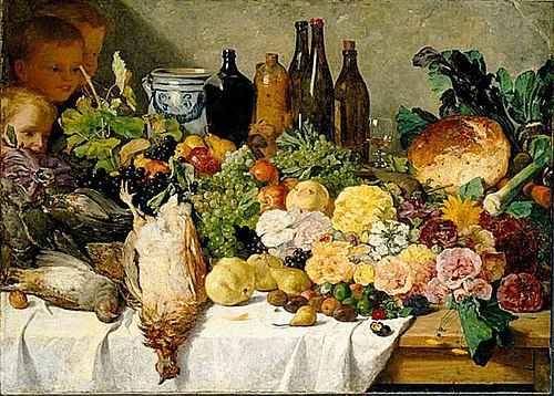 Nature morte, 1863, August Jernberg