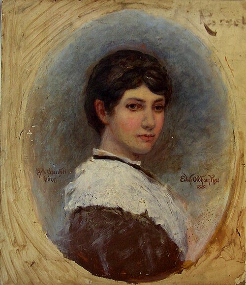 Edith Oldham, 1881, Benjamin Aylett Branfill