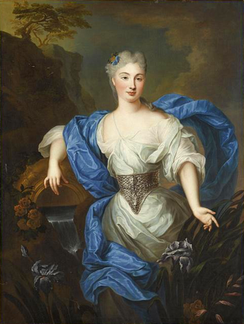 Portrait de femme en Source, 1750, Pierre Gobert