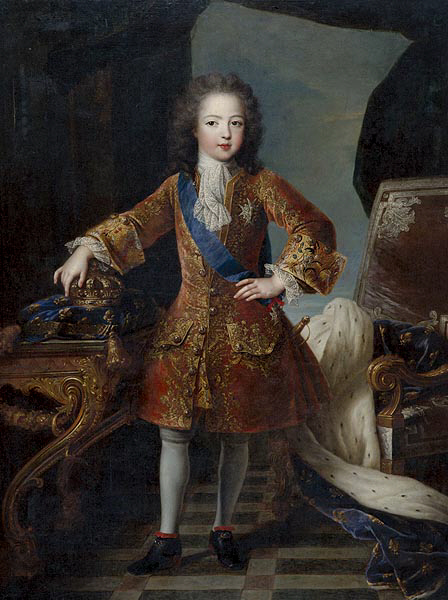 Portrait of King Louis XV of France as child, 1715, Pierre Gobert