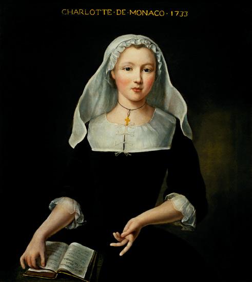 Portrait de Charlotte de Monaco (1719-1790), 1733, Pierre Gobert