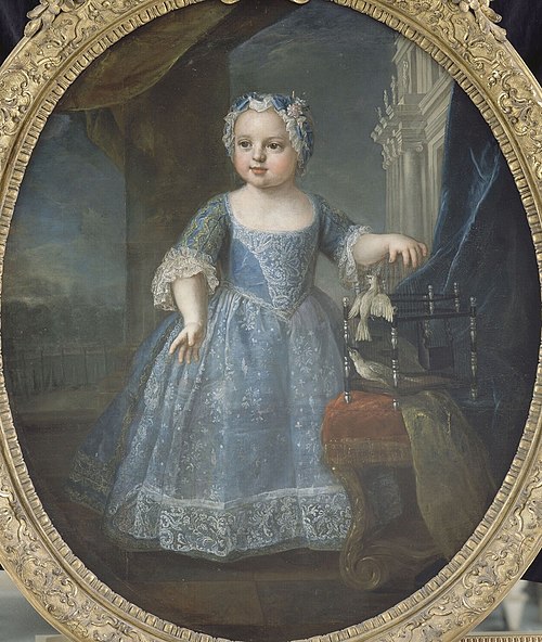 Marie-Louise de France (1728-1733), dite Madame Louise / Madame Troisième, 1732, Pierre Gobert
