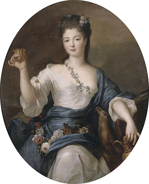 Portrait of Charlotte Aglaé d'Orléans, 1720, Pierre Gobert