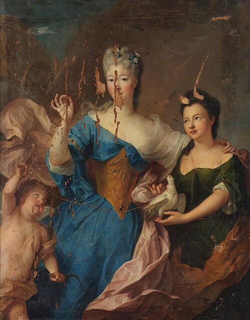 Bildnis einer Dame als Venus, , Pierre Gobert