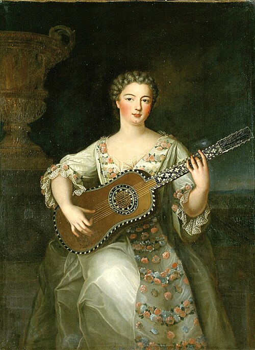 portrait de mademoiselle de Charolais, 1710, Pierre Gobert