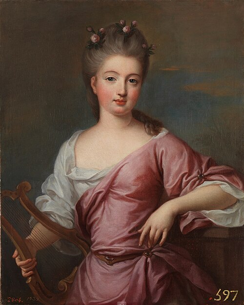 Portrait of Mlle de Berry, 1701, Pierre Gobert