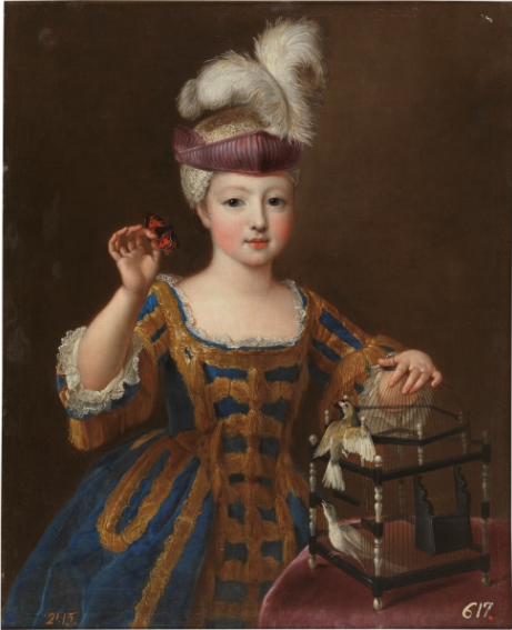 Girl with a Bird Cage, 1712, Pierre Gobert