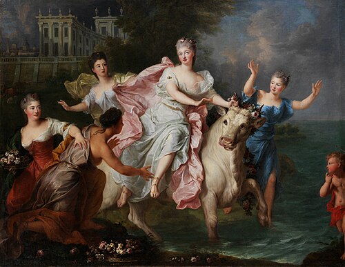 L'Enlèvement d'Europe, 1715, Pierre Gobert