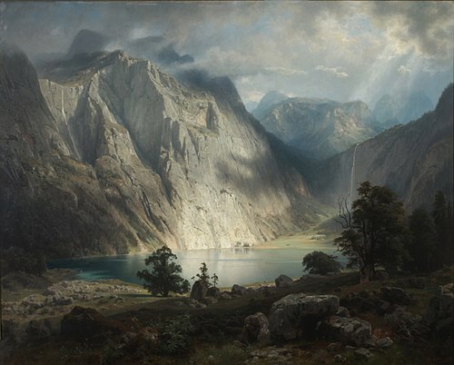 Obersee bei Berchtesgaden, 1858, August Wilhelm Leu