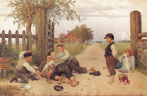 Grindslanten, 1885, August Malmström