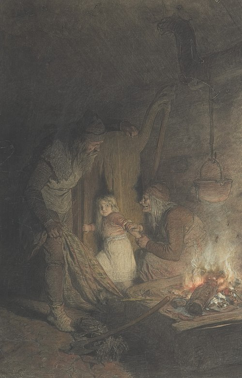 Åke och Grima finner Aslög, , August Malmström