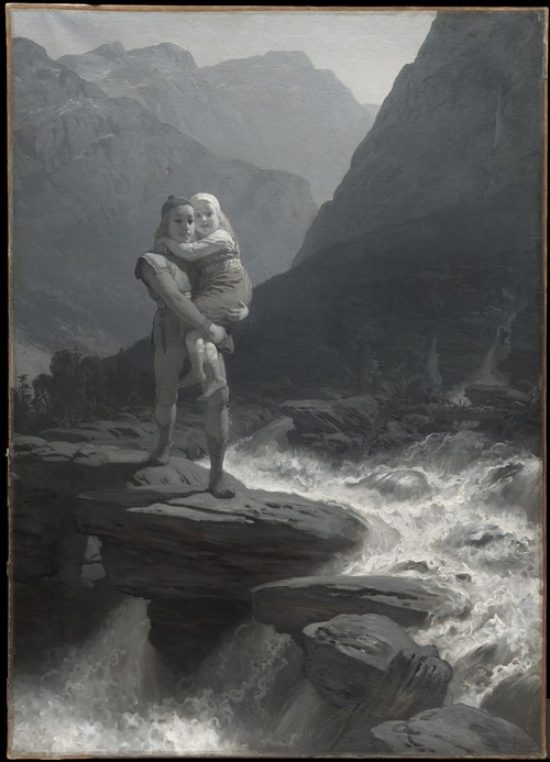 Frithiof and Ingeborg, 1880, August Malmström