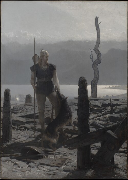 Frithiof's Return, 1880, August Malmström