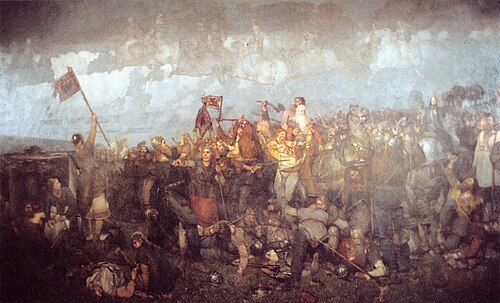 The Battle of Bråvalla, 1862, August Malmström