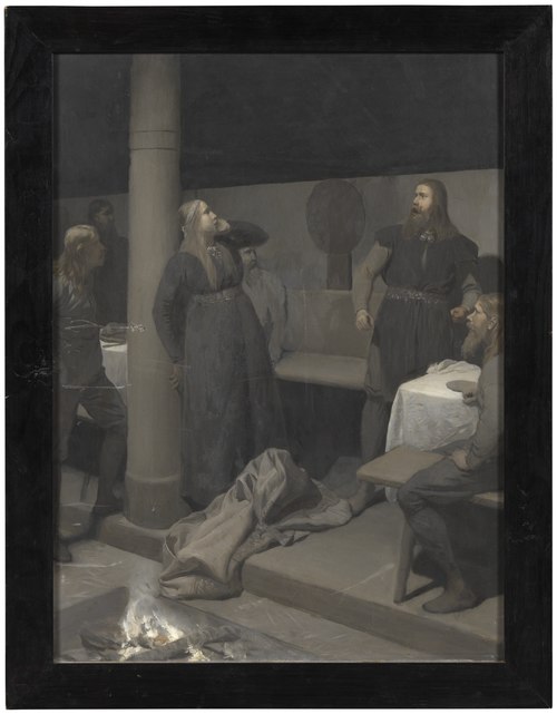 Hallgerd’s Slap, 1895, August Malmström