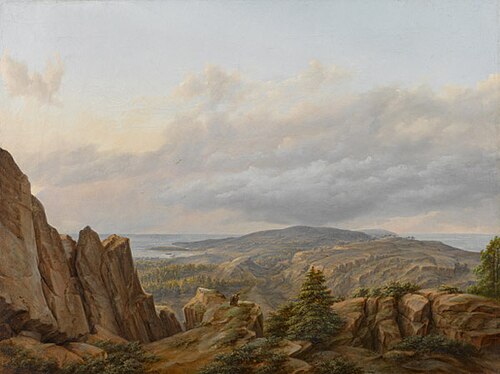 Maastik, 1861, August Matthias Hagen
