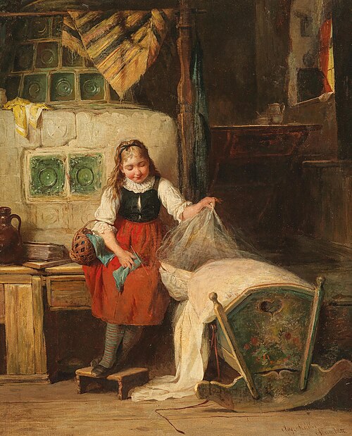 Geschwisterliebe, 1885, August Müller