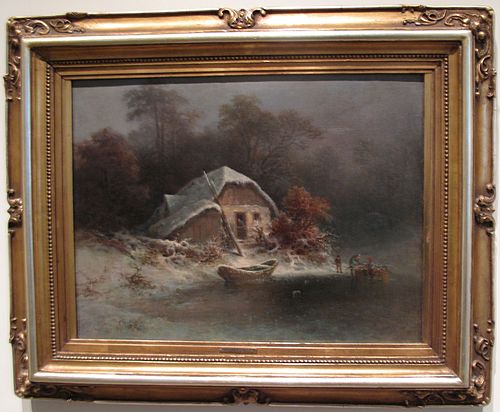 Chack by a Frozen Lake., , August Piepenhagen