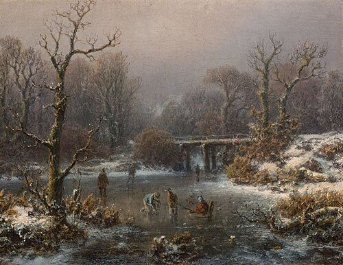 Ice Rink (Winter Landscape), , August Piepenhagen