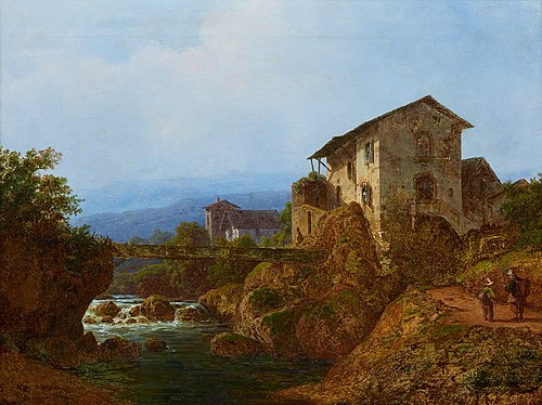 Alte Dorfbrücke, , August Piepenhagen