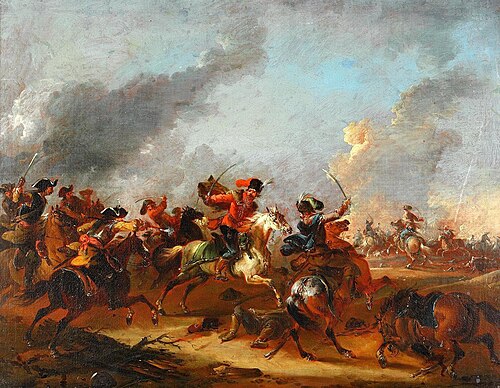 Battle motif, , August Querfurt
