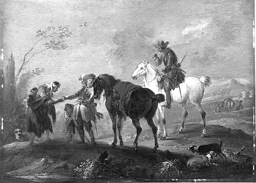 Pferdestück, 1728, August Querfurt