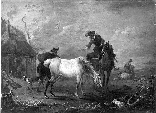 Pferdestück, 1728, August Querfurt