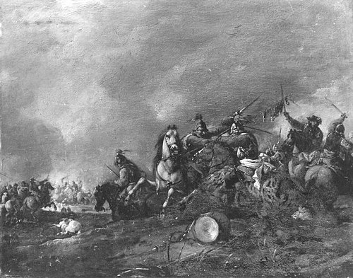 Reitergefecht, 1728, August Querfurt