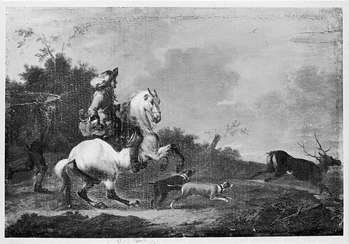 Hirschjagd, 1728, August Querfurt