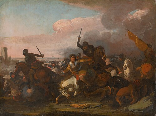 Jazdecká bitka III., 1750, August Querfurt