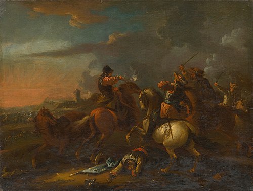 Jazdecká bitka II., 1740, August Querfurt