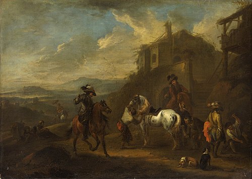 Rückkehr von der Jagd, 1750, August Querfurt
