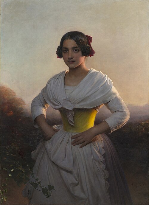 Marianna Verettoni, 1855, August Riedel