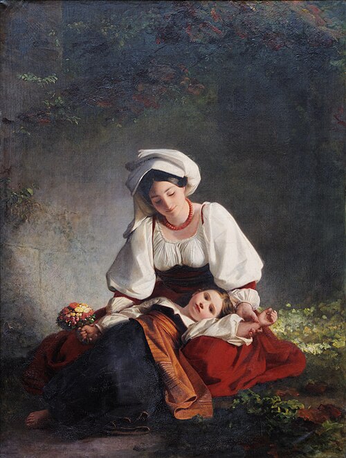 A mother from Alvito, 1848, August Riedel
