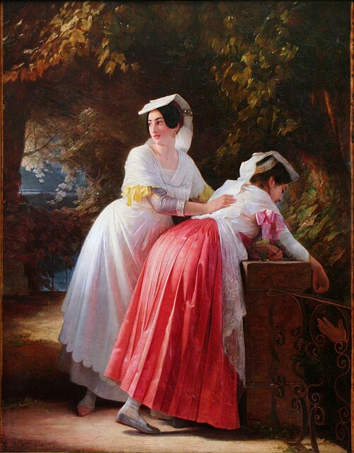 Women from Albano, 1838, August Riedel