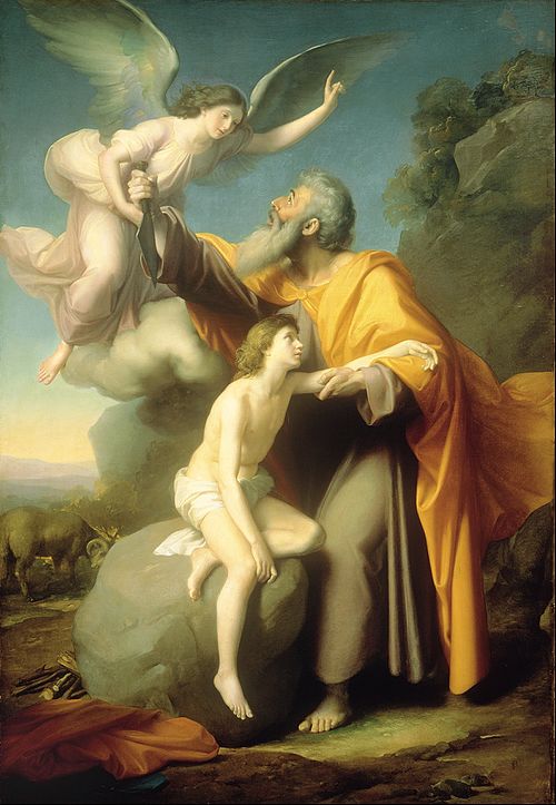 The Sacrifice of Isaac, 1857, Santiago Rebull