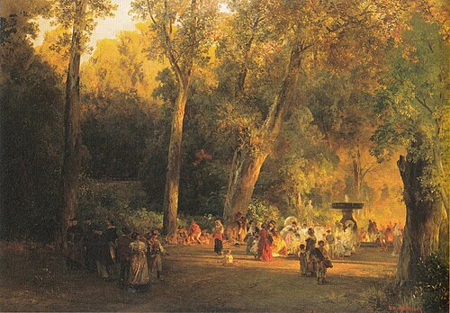 Villa Torlonia, , Oswald Achenbach