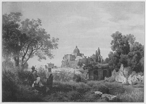 Italian Landscape, 1858, Oswald Achenbach
