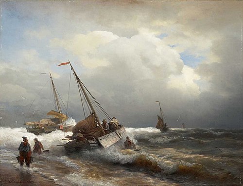 Marine, 1863, Andreas Achenbach