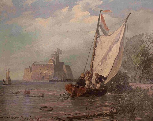 Coastal Landscape, 1898, Andreas Achenbach