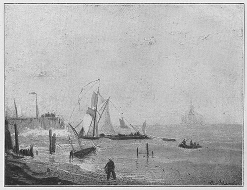Seestück, 1836, Andreas Achenbach