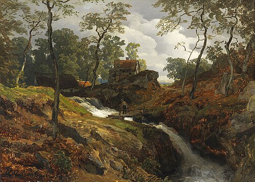 Am Wildbach, 1868, Andreas Achenbach