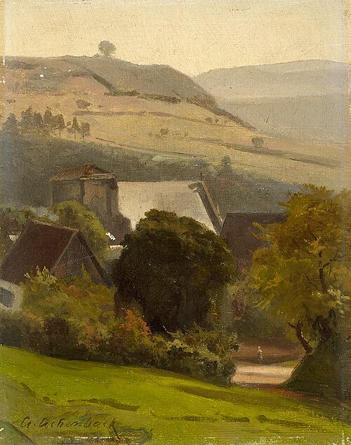 Landschaftsstudie, 1910, Andreas Achenbach